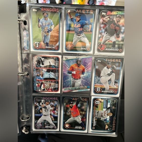 2024 Topps Series 1 All-Star Baseball 45-Card Binder-Shohei Ohtani Bobby Witt jr - Picture 5 of 10